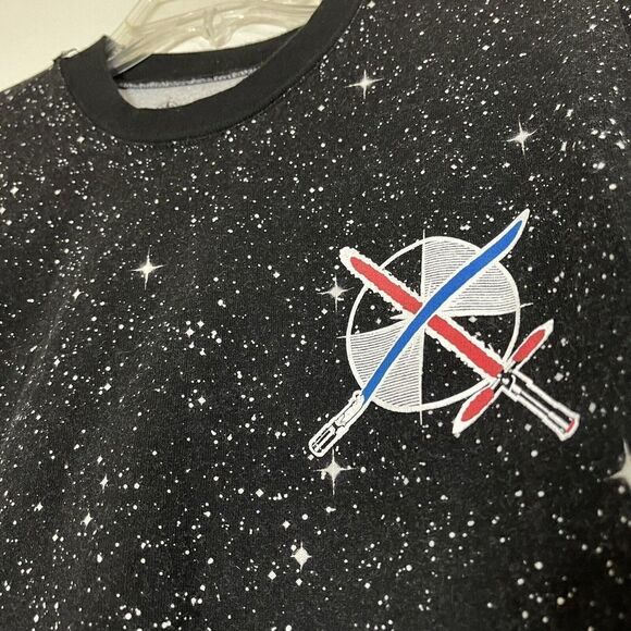 DISNEY PARKS Star Wars Rise of skywalker Long sleeve black spirit jersey shirt - Picture 2 of 5